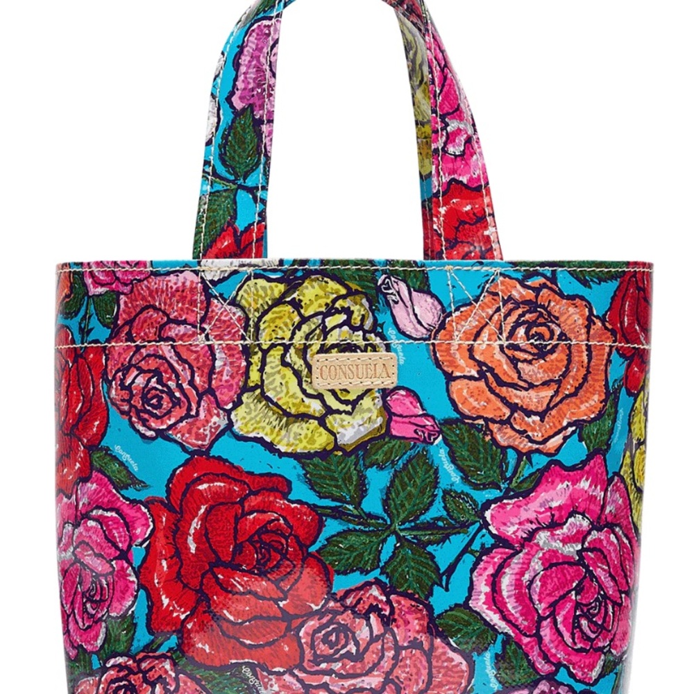 Consuela Multicolor Floral Tote Bag